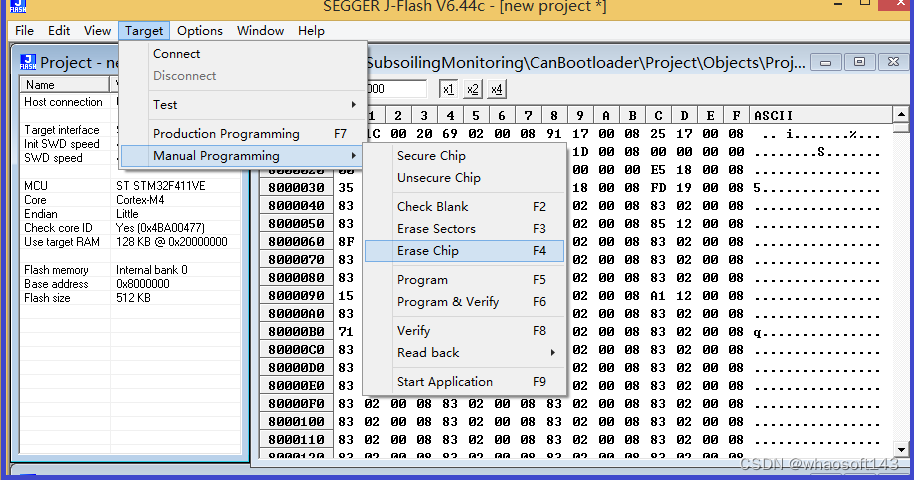 嵌入式※~STM32芯片写保护/解除写保护的方法插图19 嵌入式※~STM32芯片写保护/解除写保护的方法