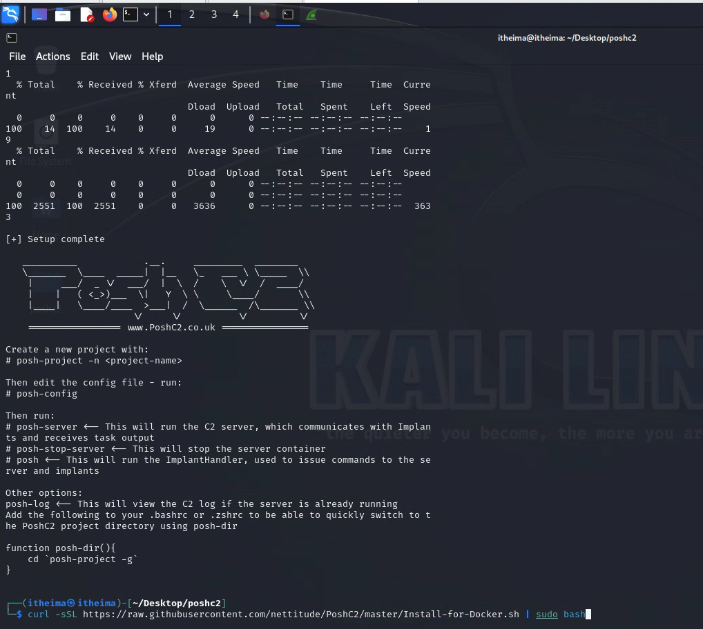 Cali Linux上的PoshC2安装和使用-CSDN博客