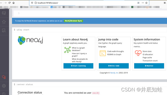 图 13 Neo4J Web界面