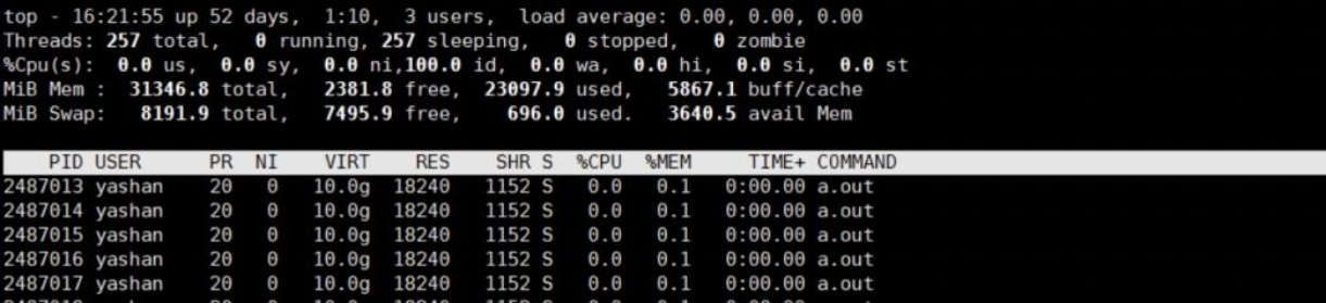 【YashanDB知识库】virt虚拟内存远大于res内存问题分析_YashanDB_09