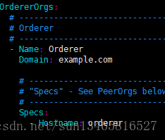 order配置