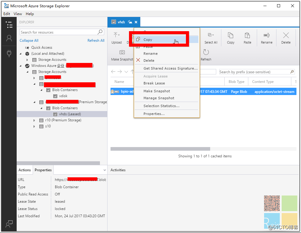 Azure运维系列 9：移动带有租约的VHD