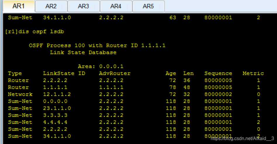 特殊区域--优化非骨干区域条件：不能为骨干区域，不能存在虚链路