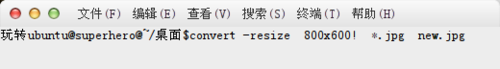 ubuntu14.04批量处理图片命令
