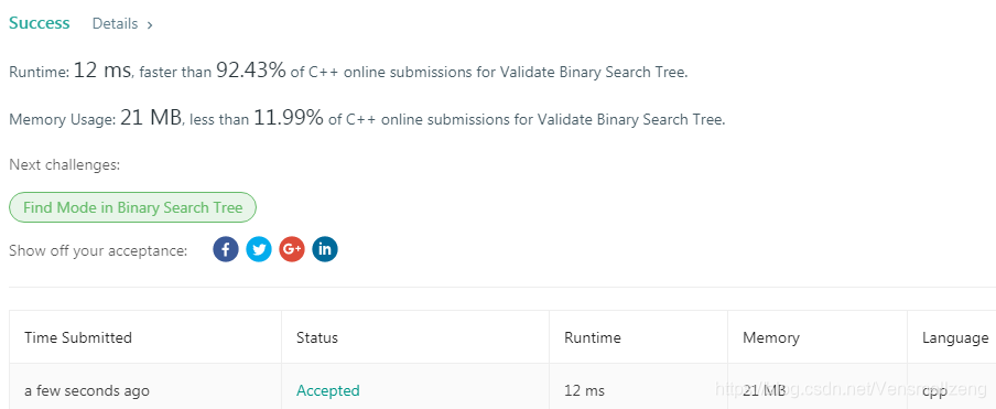 validate binary search tree | leet code learning logs... LeetCode刷题笔记(Validate Binary Search Tree)_givenabinarytree ...