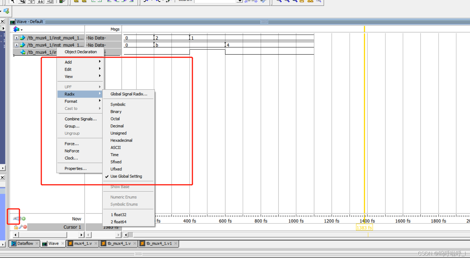 Modelsim的使用以及设计、激励文件testbench的说明_modelsim testbench-CSDN博客