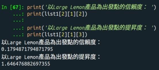 以Large Lemon產品為出發點的信賴度與提昇度