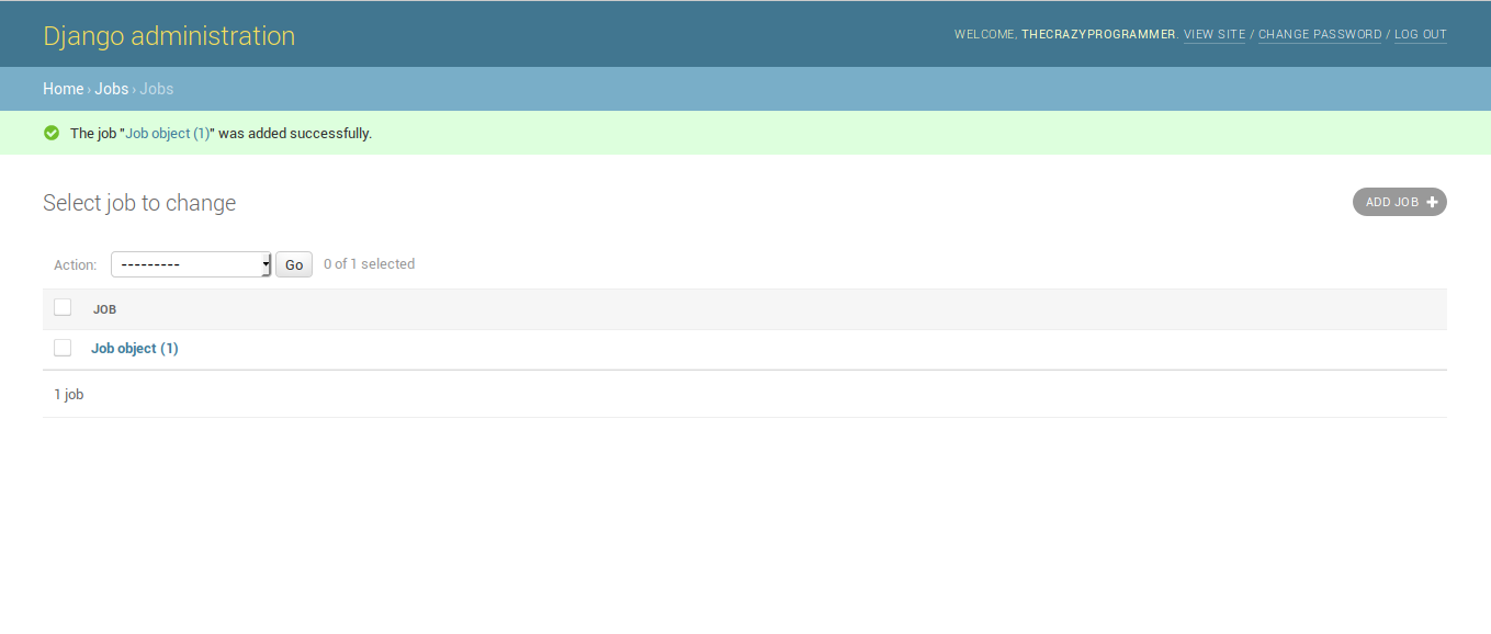 Django Admin Interface 15