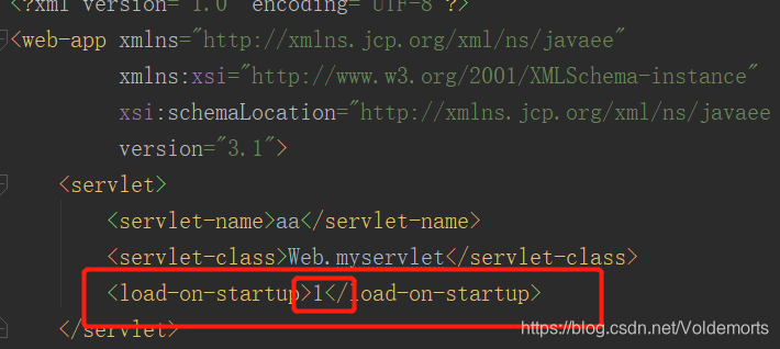 自动加载Servlet程序