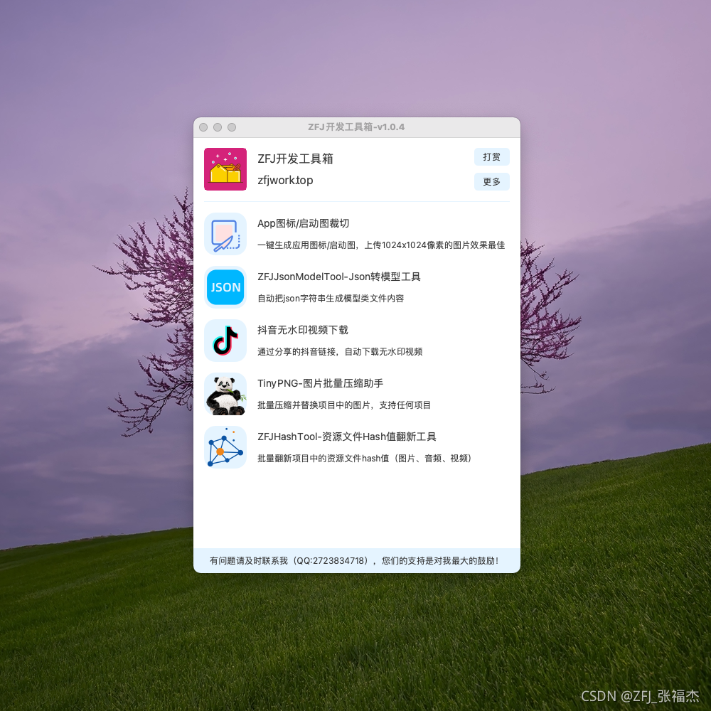 ZFJ开发工具箱