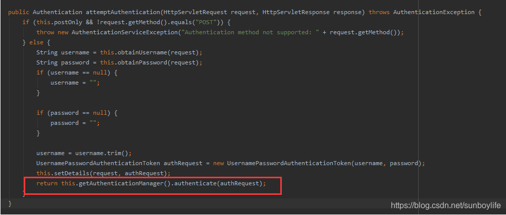 UsernamePasswordAuthenticationFilter源码解析_20960 --- [nio-9090-exec-9] w ...