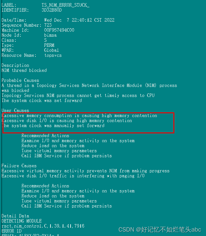3C81E43F 3D32B80D Late in sending heartbeat-CSDN博客