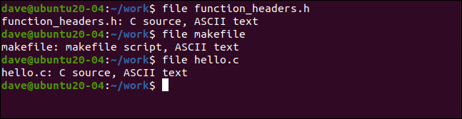 file function+headers.h in a terminal window.