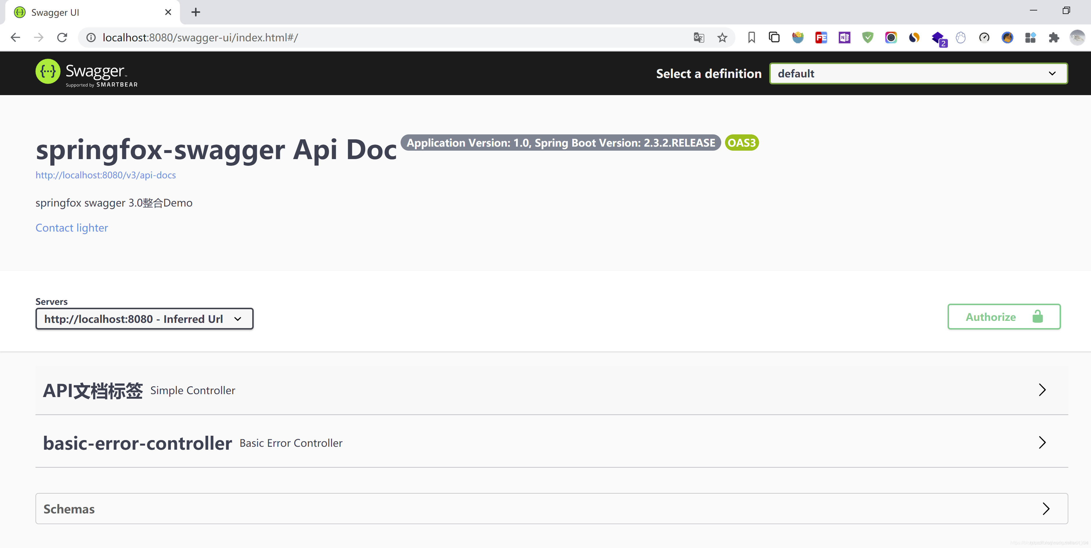 Spring Boot：整合Swagger3.0_swagger3demo-CSDN博客