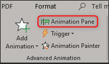 animation pane