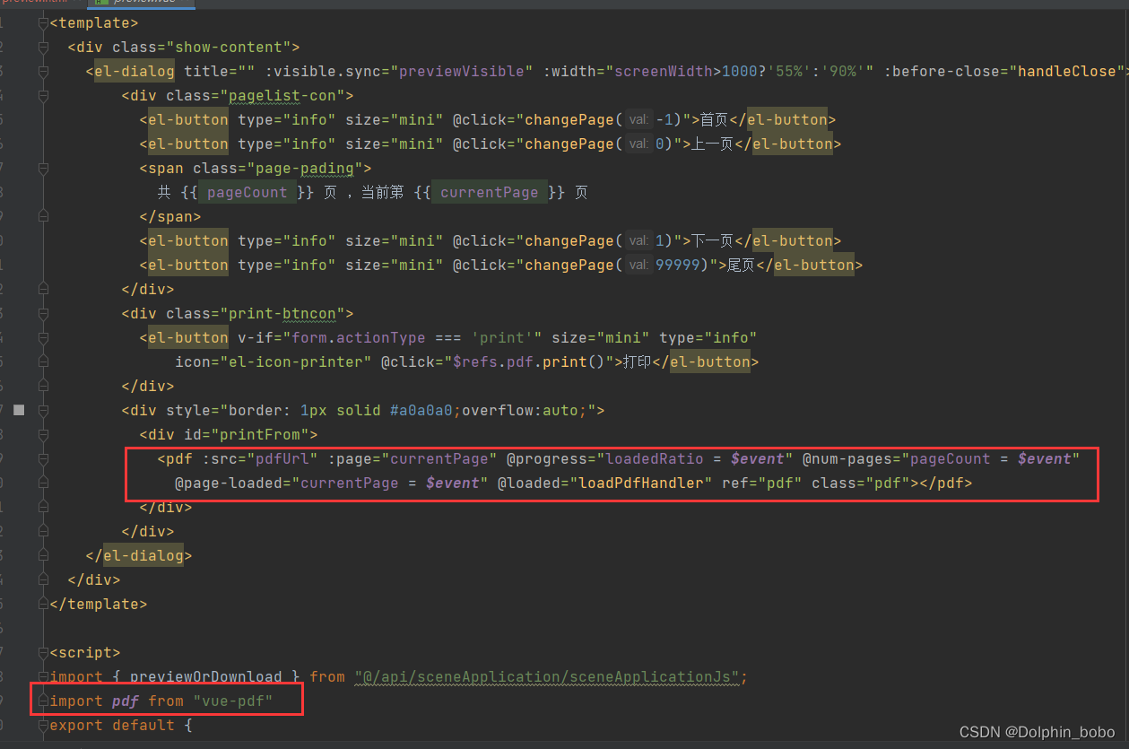 【java将ftl转换成pdf，vue对转换的pdf进行预览、打印、下载】_java ftl生成pdf-CSDN博客