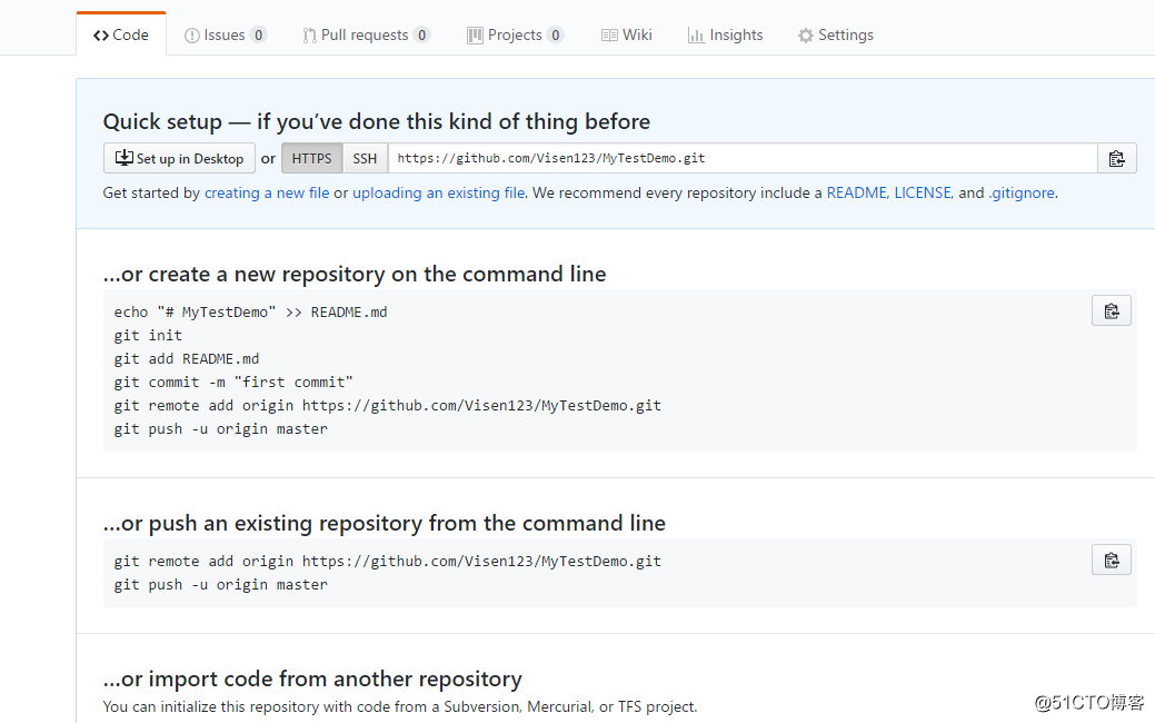 本地代码上传到Github
