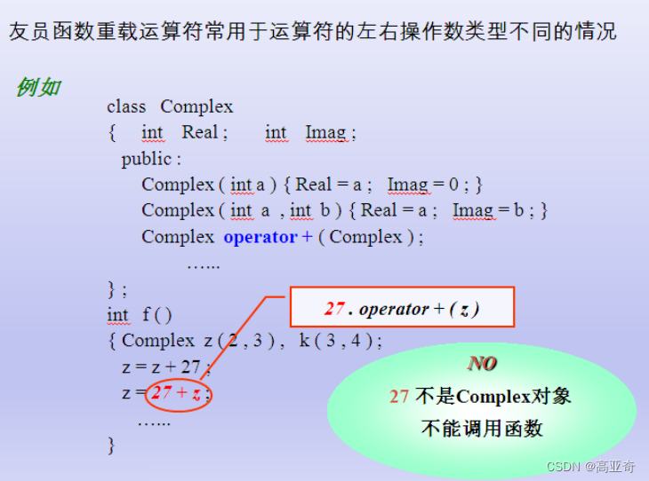C++运算符重载_操作符重载应用场景-CSDN博客