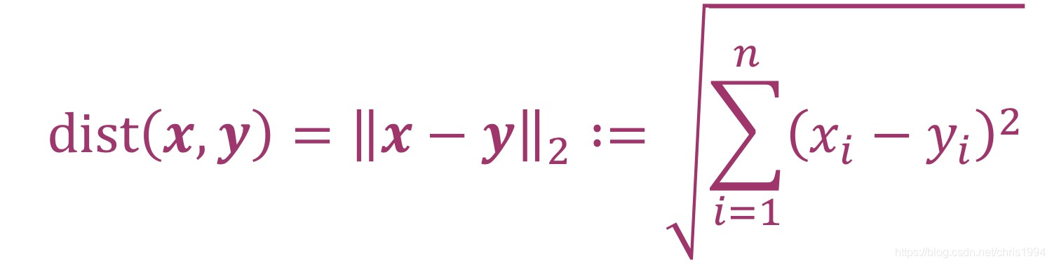 欧式距离