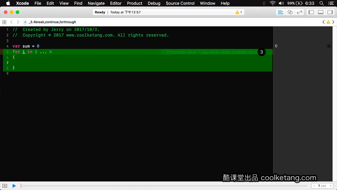Swift4互动教程