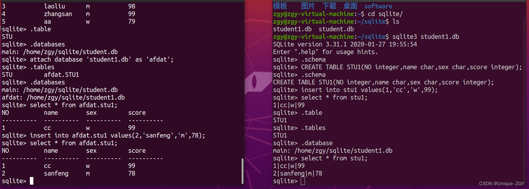 数据库——sqlite3_sqlite3数据库-CSDN博客