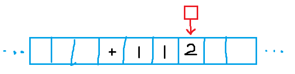 计算结果2写在下一个位置