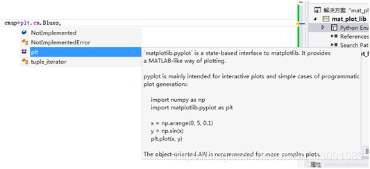 a MATLAB-like way of plotting