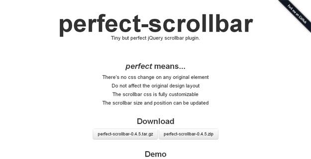 perfect scrollbar