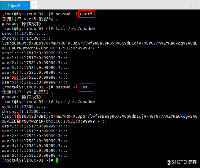 usermod 命令、mkpasswd命令及用户密码管理