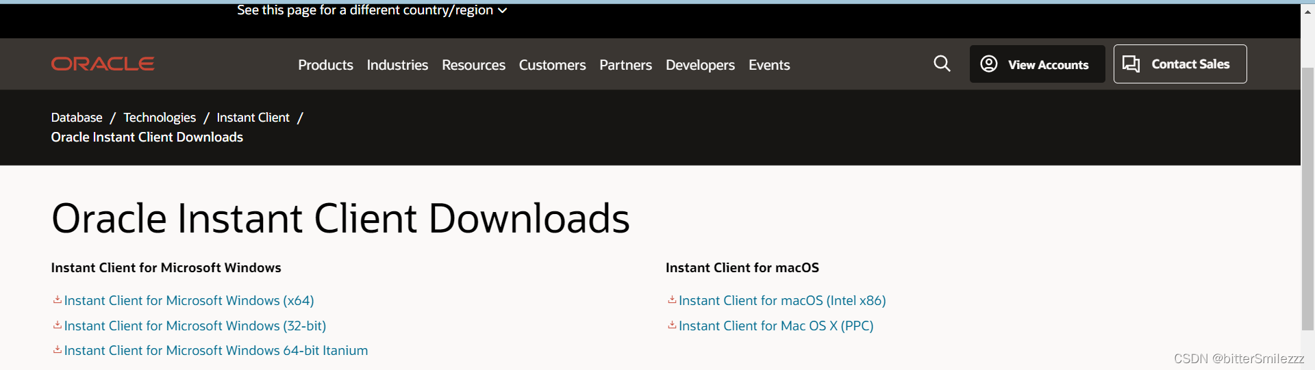 Oracle Client