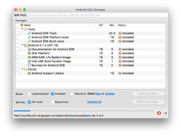 私家珍藏MAC版64位ADT <wbr>Bundle，包含API-16版本的全部资料