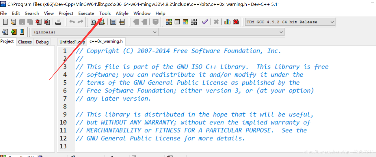 DevC++如何支持C++11_dev c++支持c++11-CSDN博客