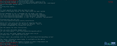 解决Linux下MySQL启动错误Starting MySQL.Manager of pid-file quit without updating file.[FAILED]