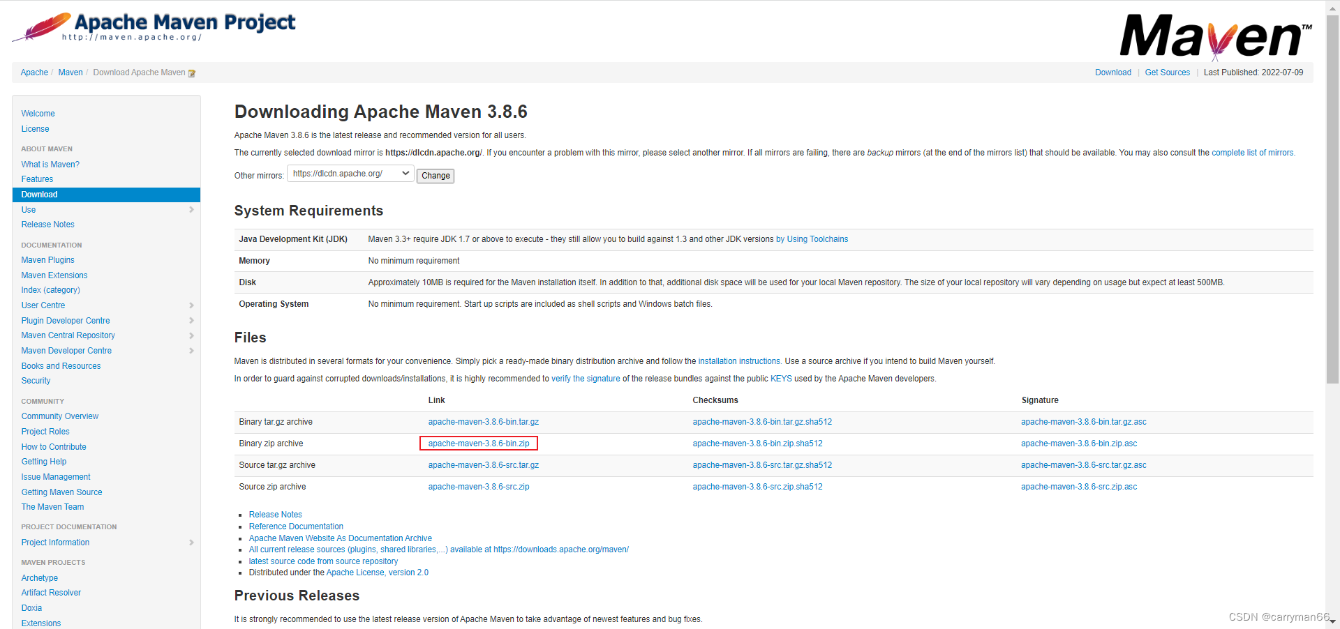Maven 3.8.6 基础学习_maven3.86-CSDN博客