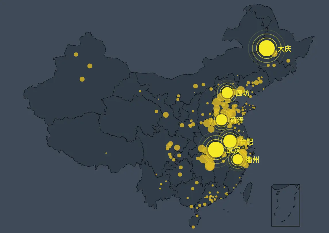 echarts官方地图示例