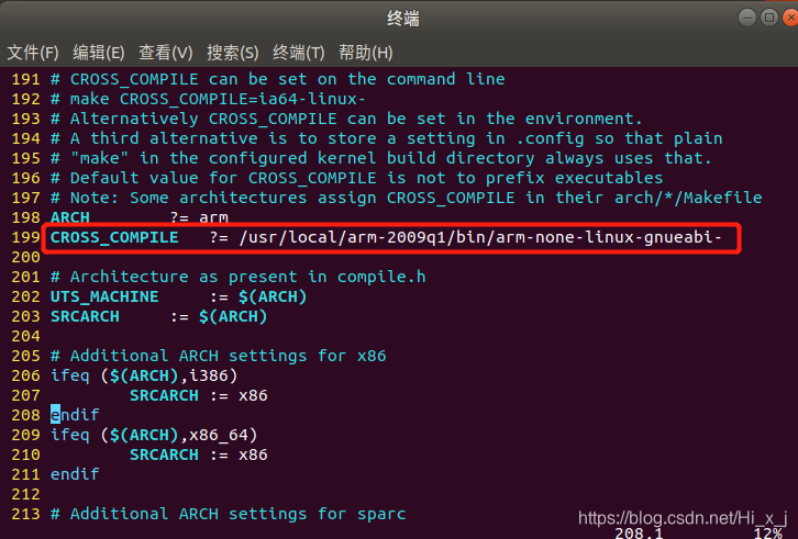 改为arm-none-linux-gnueabi-gcc的绝对路径