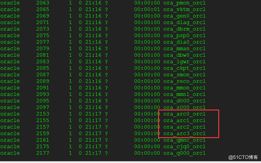 oracle 11g的归档开启和关闭