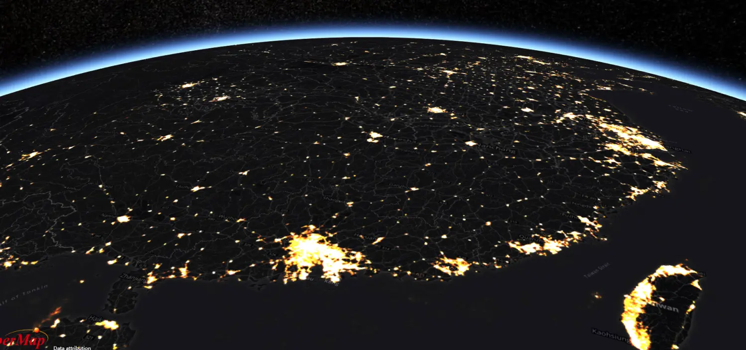 灯光mapbox