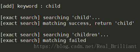 exact search res