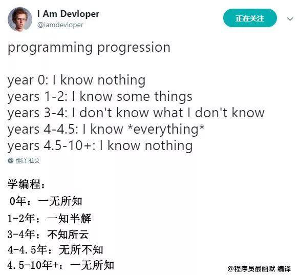 这几张图告诉你程序员的变化，最后一张图扎心了