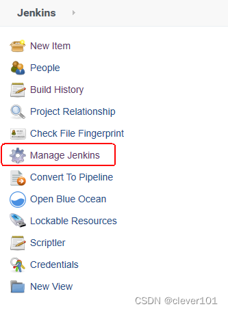 Manage Jenkins