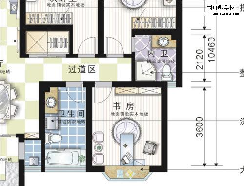 Coreldraw修改和添加彩色平面图一步呵成简单明了 b2b软件 
