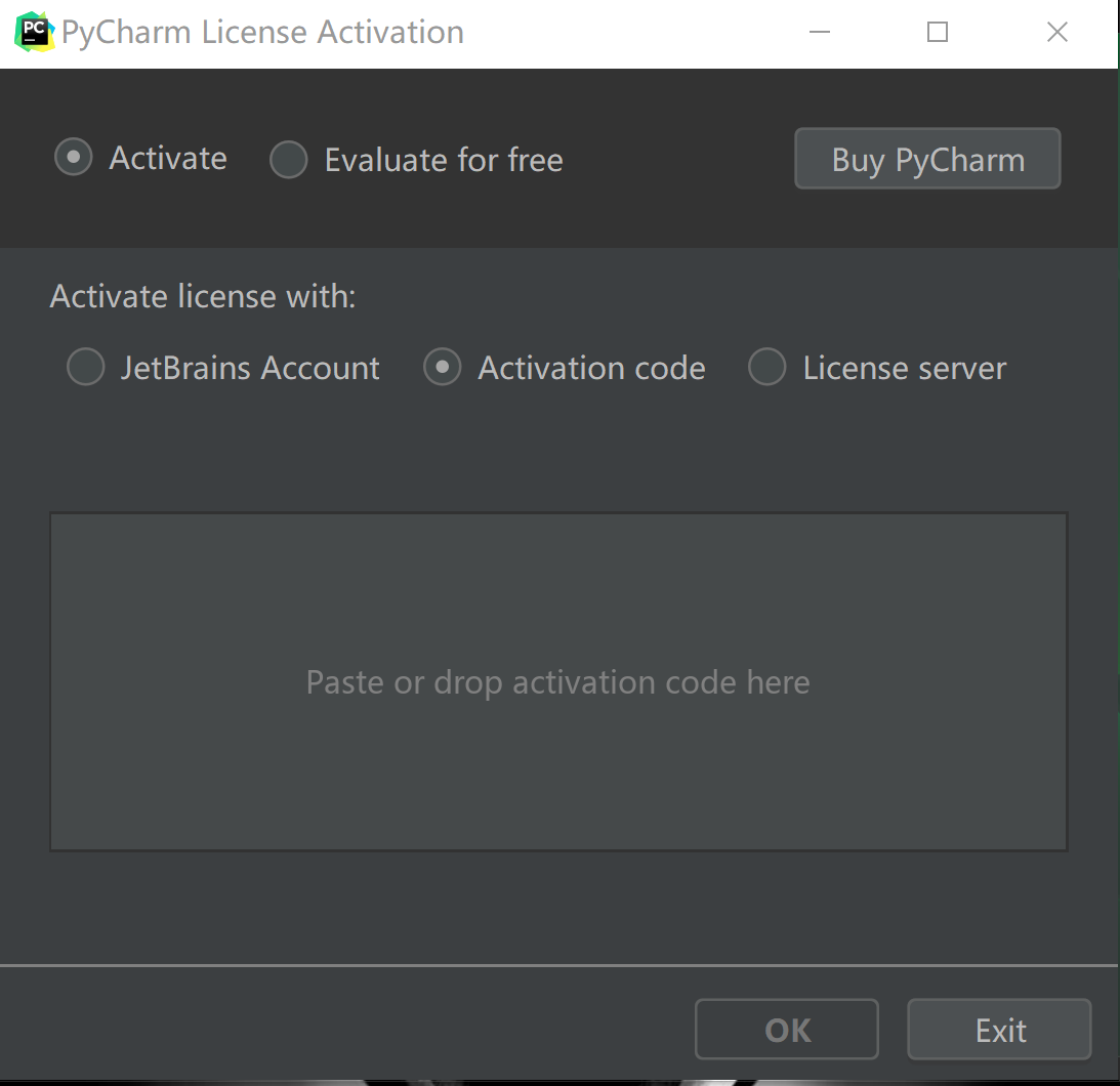激活Pycharm