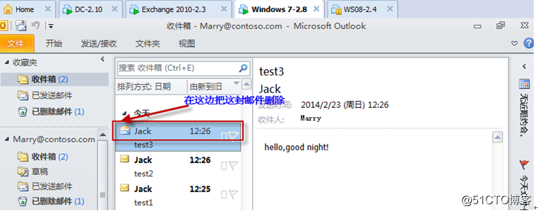 Exchange Server 2010客户端访问实验