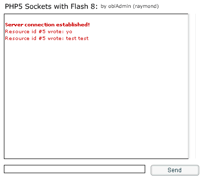 PHP 5 Sockets with Flash 8 - 贫嘴的鱼 - 贫嘴的鱼的博客