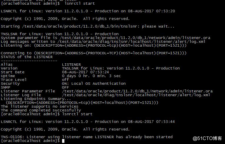 CentOS7.4静默安装Oracle11g——实验