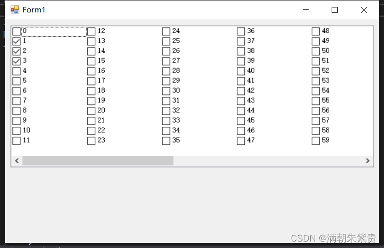 Winform控件CheckListBox实现其中的某几项被强制选择，不能取消_c# checkedlistboxcontrol1 选中某一项 ...