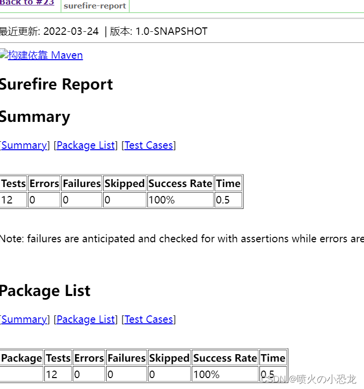 Publish Junit test result report-CSDN博客