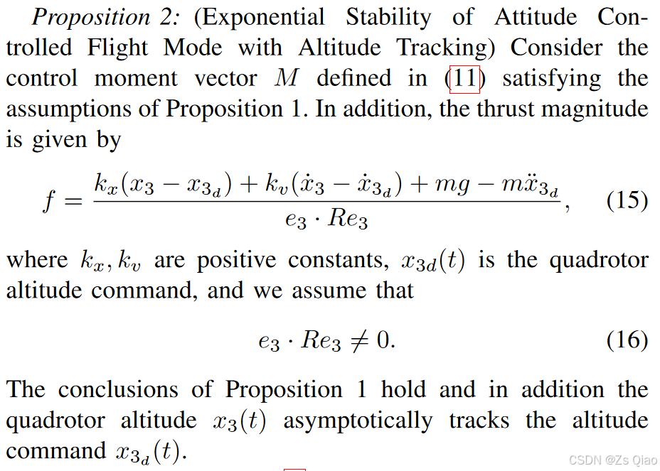 【文献】四旋翼无人机几何跟踪控制【Geometric Tracking Control of a Quadrotor UAV on SE(3 ...