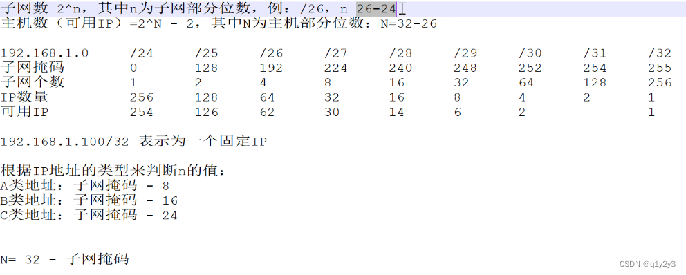 IP地址介绍及运算方法